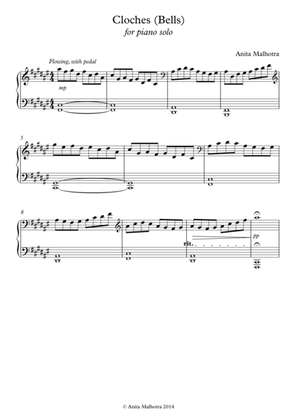 Cloches (Bells) - Piano Solo