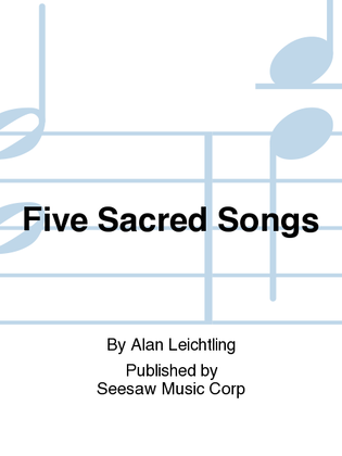 Book cover for Five Sacred Songs