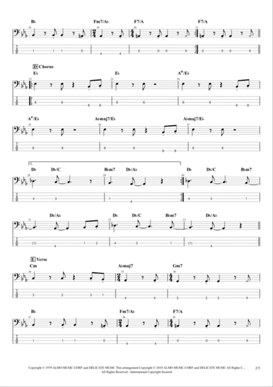 The Logical Song The Logical Song Guitar Tablature scores gallery preview page 2
