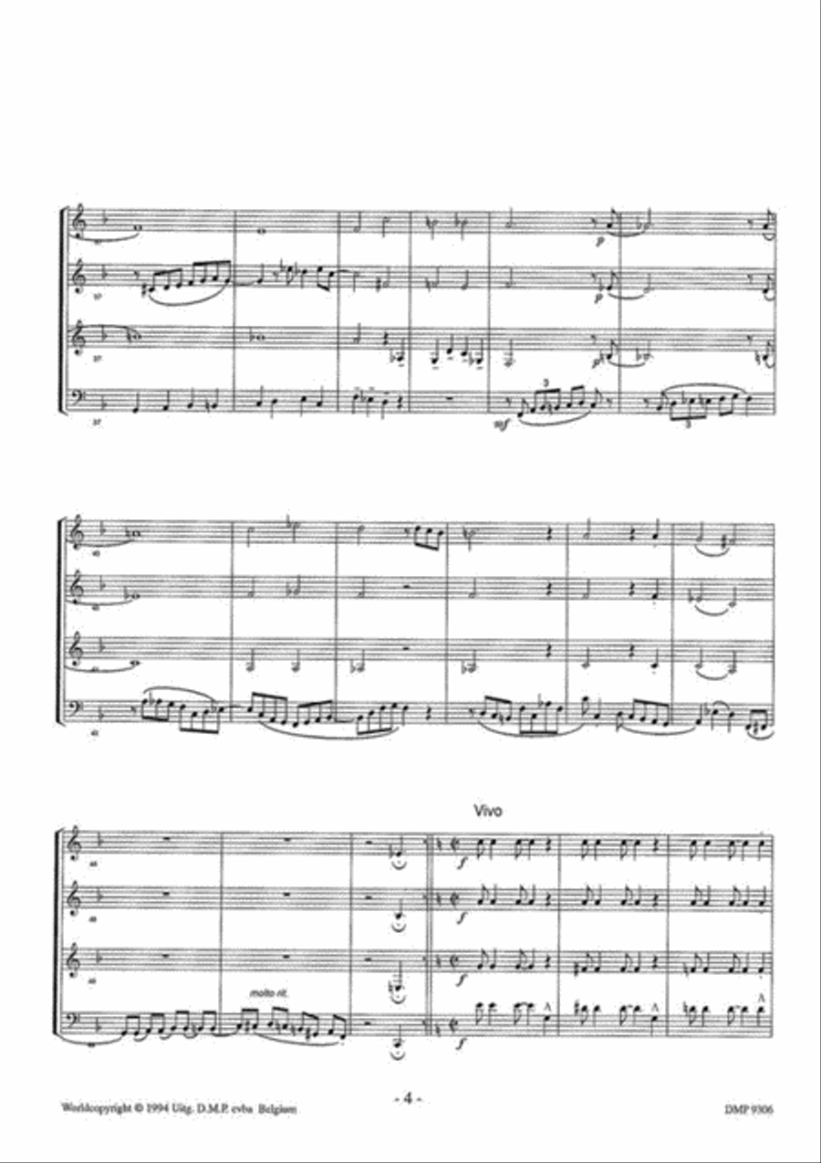 Slapstick Slapstick Clarinet Quartet scores gallery preview page 4