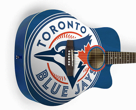 Toronto Blue Jays Acoustic Guitar