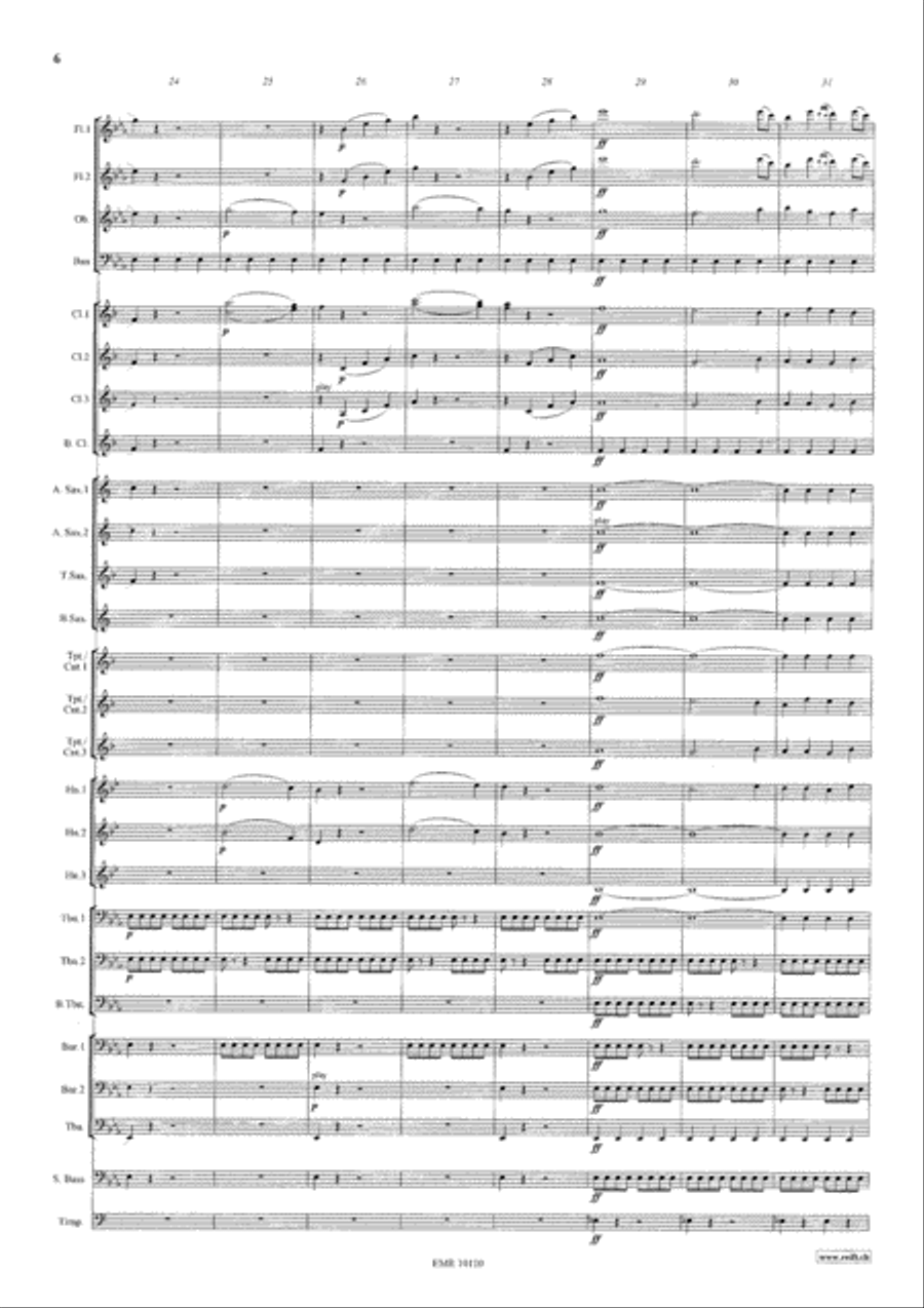The Marriage Of Figaro The Marriage Of Figaro Concert Band scores gallery preview page 7