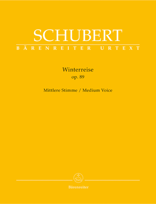 Book cover for Winterreise, Op. 89 D 911