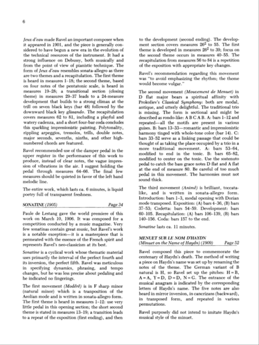 At the Piano with Ravel At the Piano with Ravel Piano Solo scores gallery preview page 5