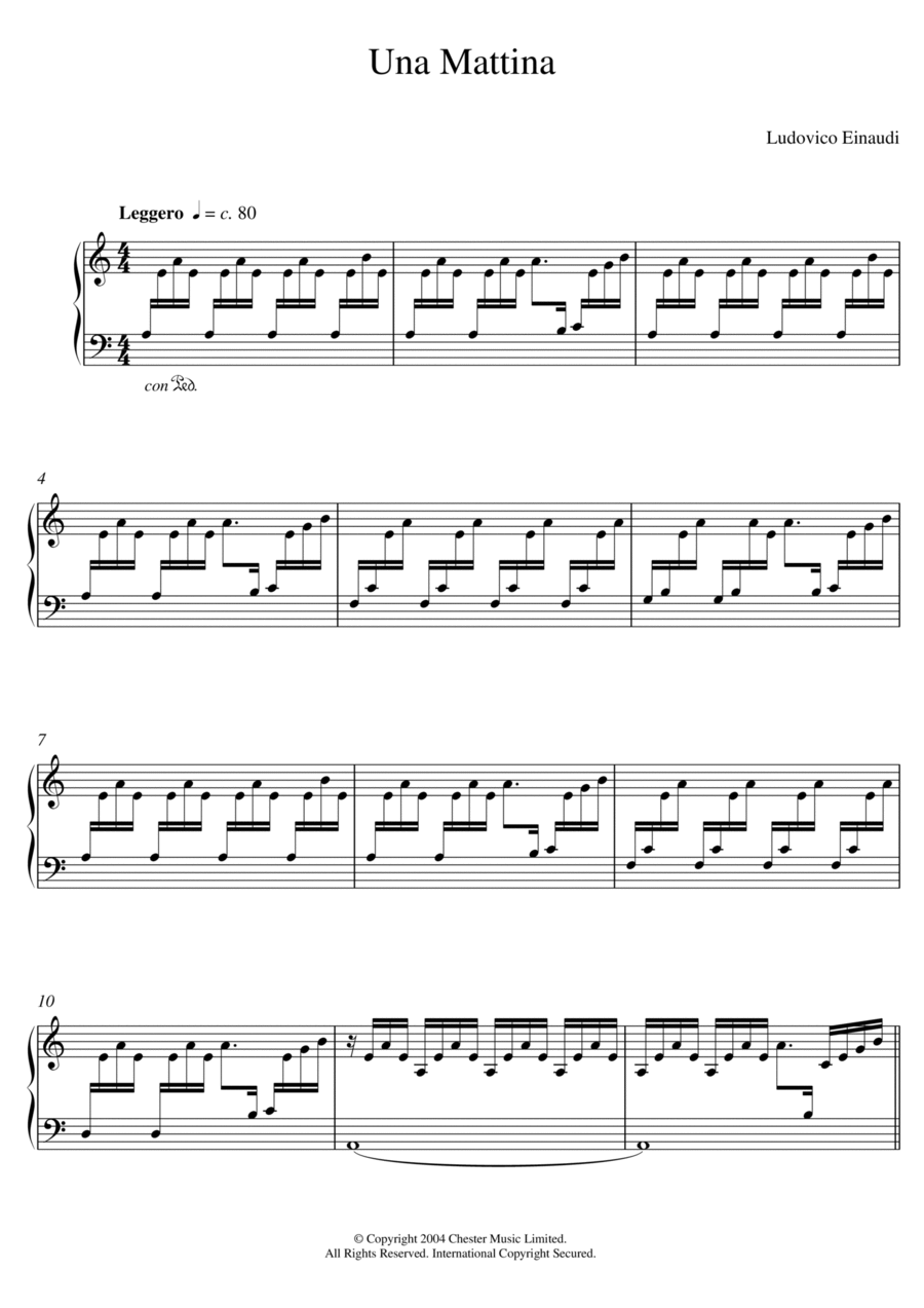 Una Mattina Piano Method scores gallery preview page 1
