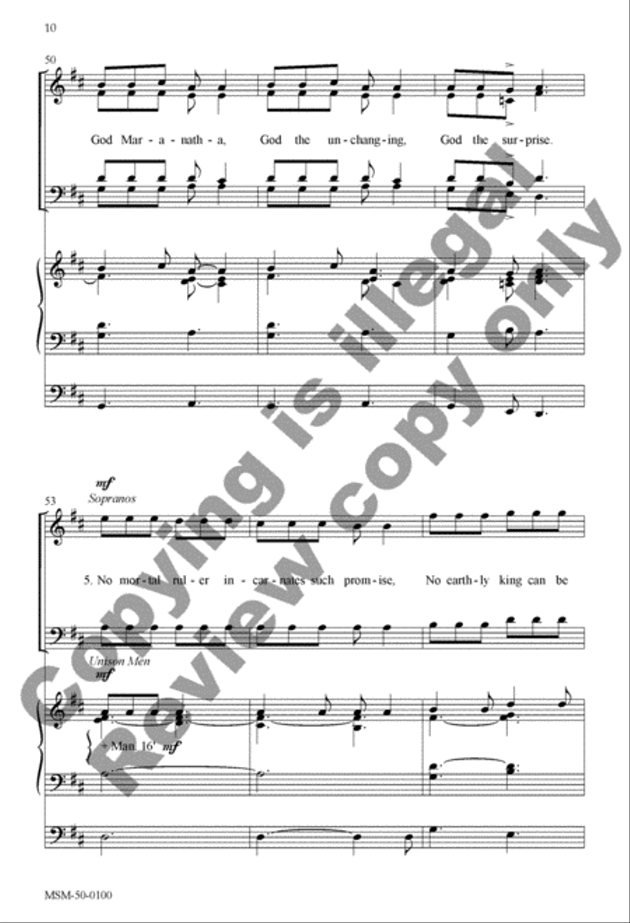 Advent Carol Divisi scores gallery preview page 24
