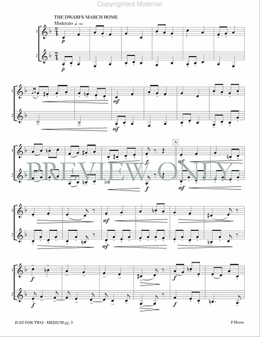 Just for Two Medium Just for Two Medium Small Ensemble scores gallery preview page 7