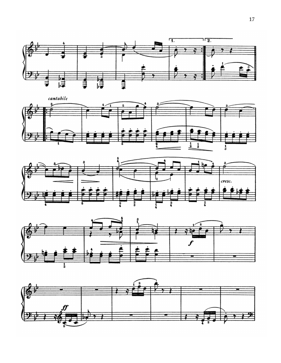 Bagatelle In G Minor, Op. 126, No. 2 Piano Solo scores gallery preview page 2
