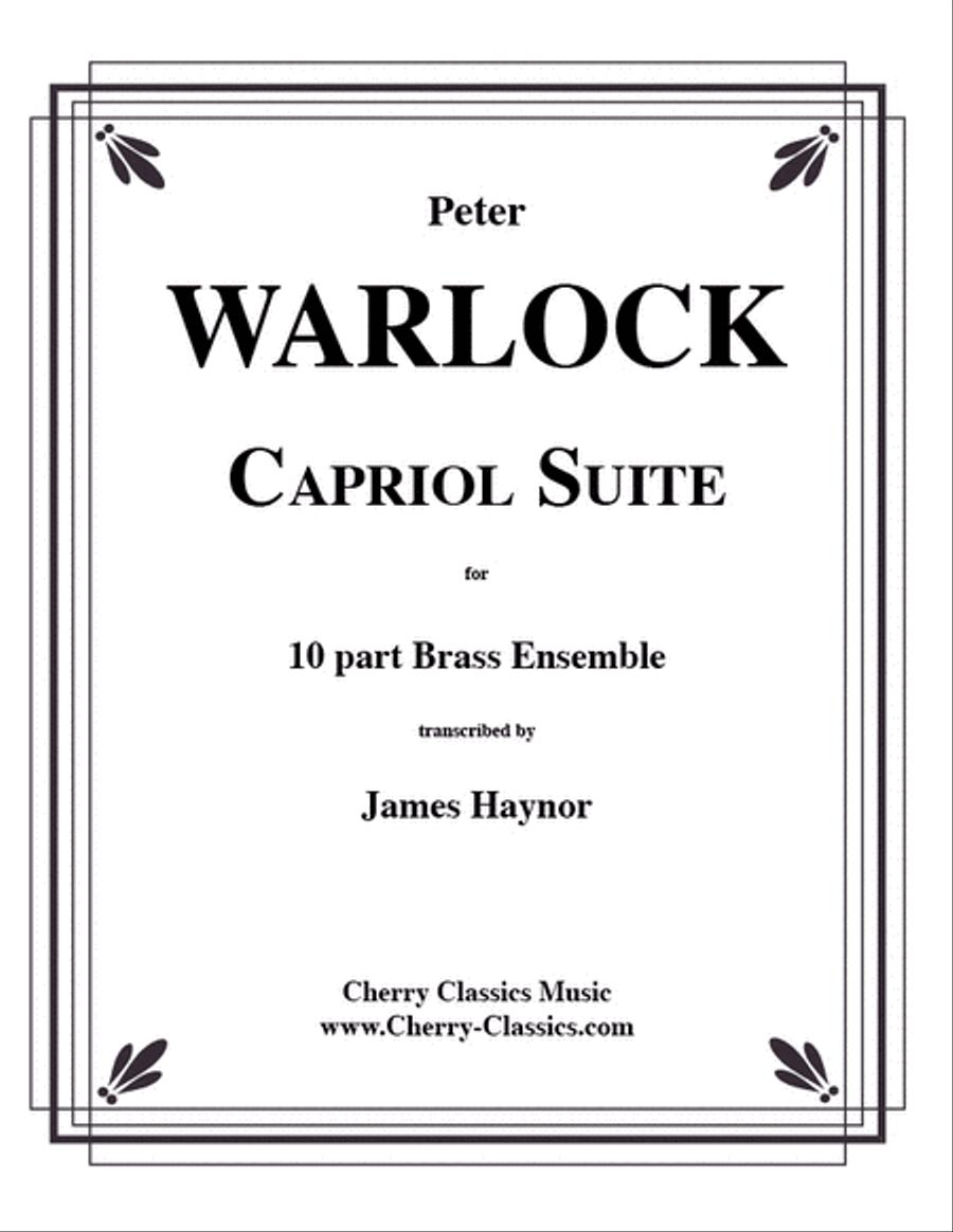 Capriol Suite Score scores gallery preview page 1