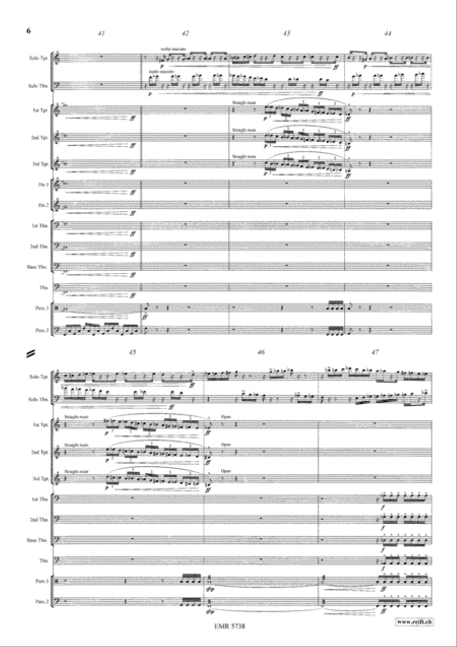 Concerto Grosso Brass Duet scores gallery preview page 6