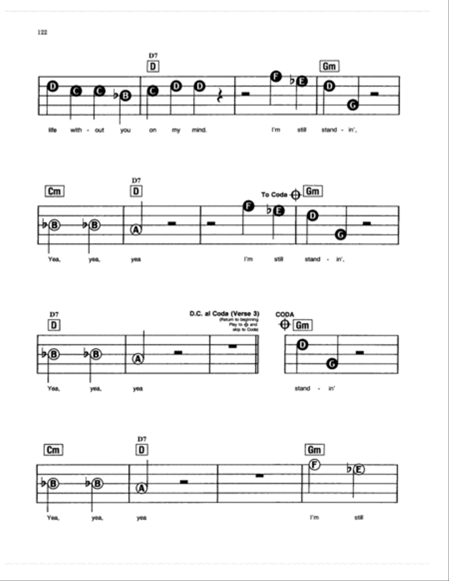 I'm Still Standing Electronic Keyboard scores gallery preview page 3