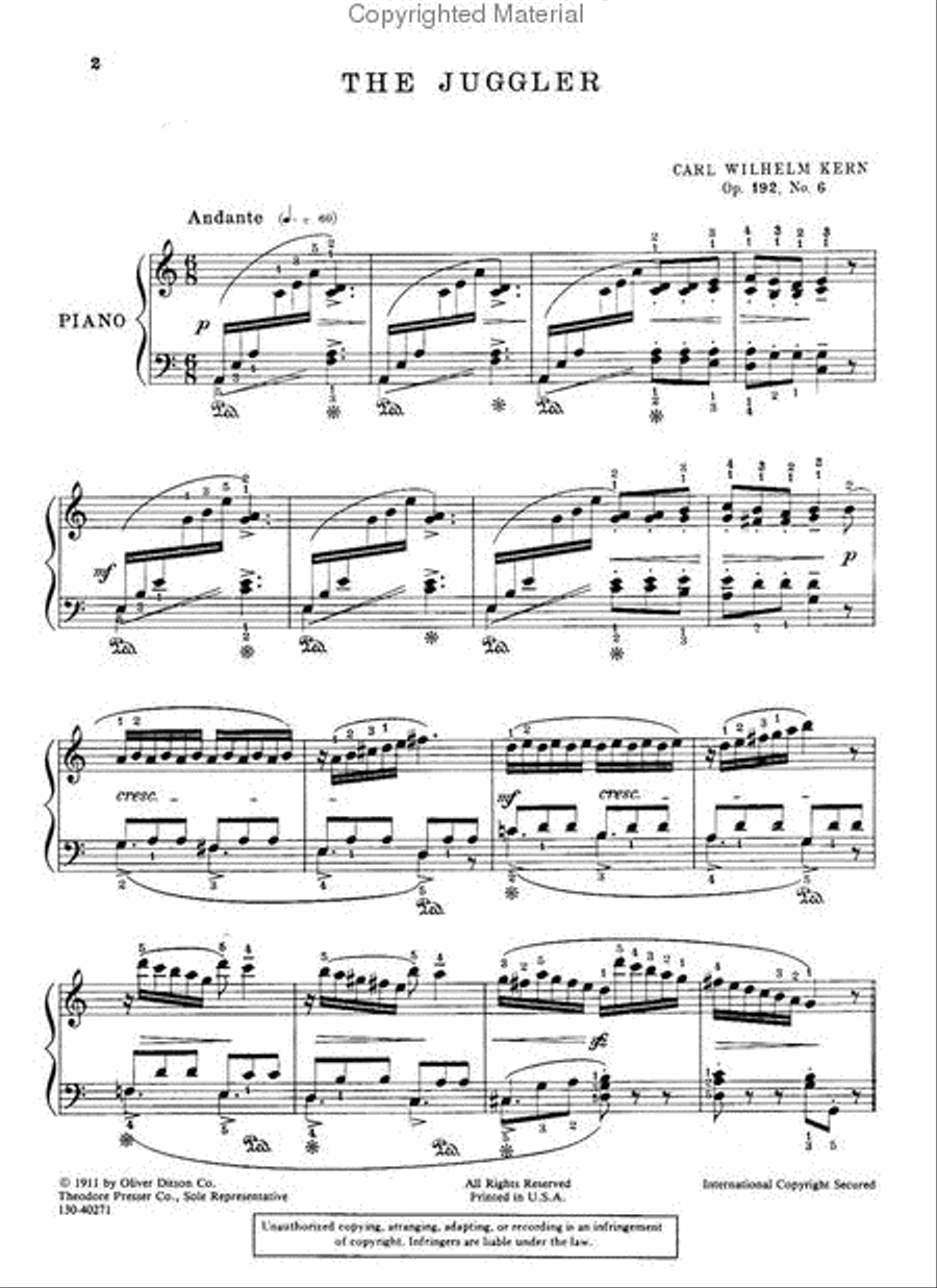 The Juggler The Juggler Chamber Music scores gallery preview page 2