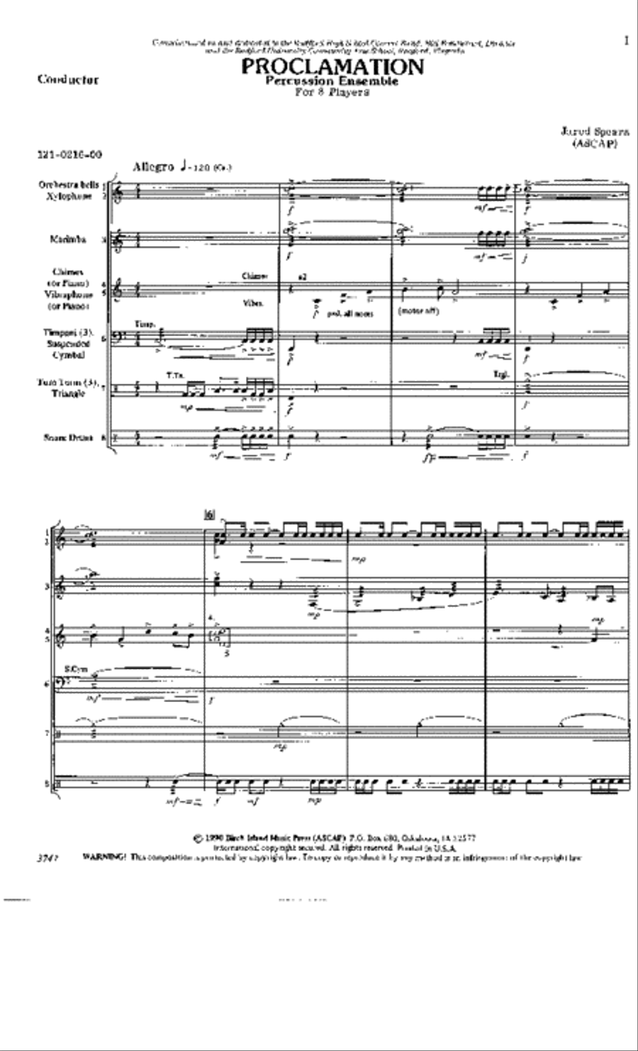 Proclamation Score scores gallery preview page 2