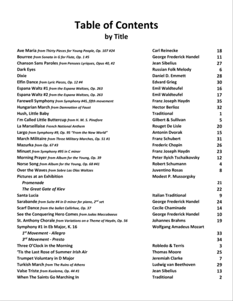 Intermediate Music for Four, Volume 1 Part 3 for French Horn or English Horn - #72134 English Horn scores gallery preview page 3