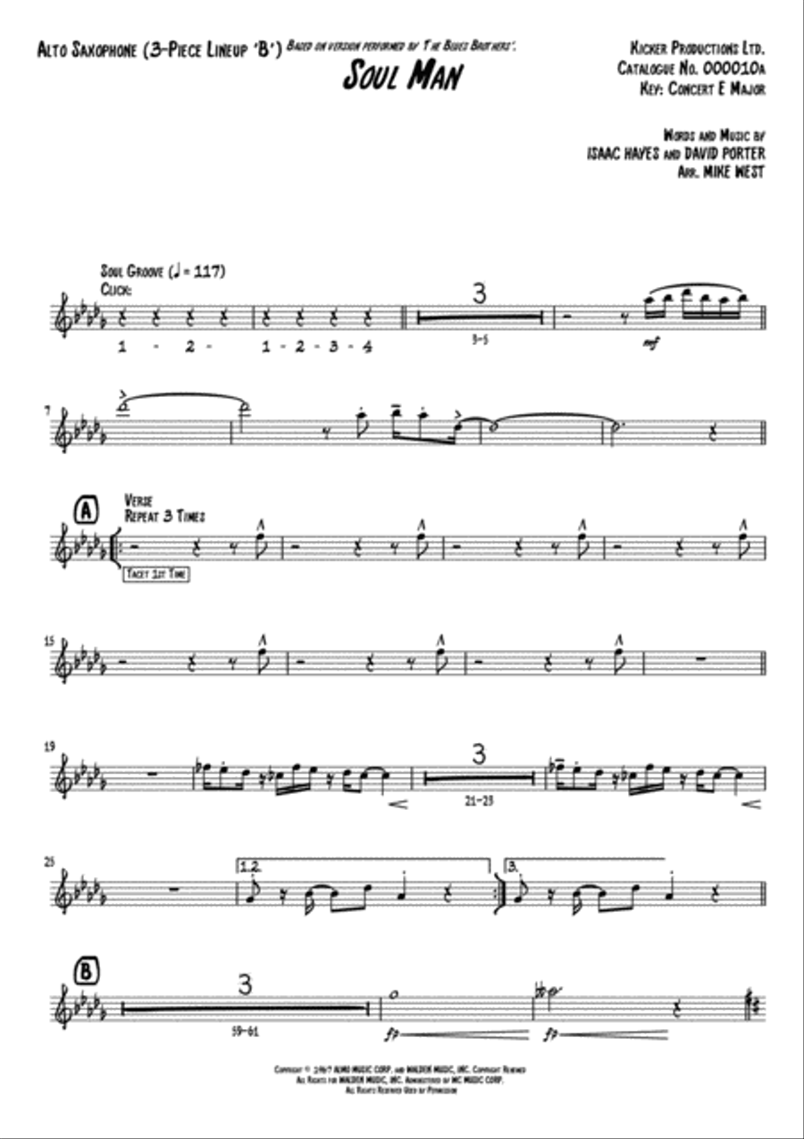 Soul Man Small Ensemble scores gallery preview page 5