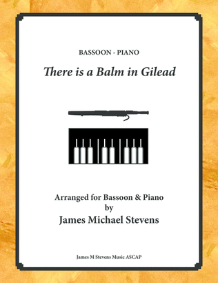 Book cover for There is a Balm in Gilead - Bassoon & Piano