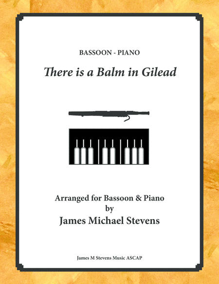 There is a Balm in Gilead - Bassoon & Piano image number null