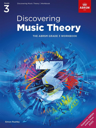Book cover for Discovering Music Theory, The ABRSM Grade 3 Workbook