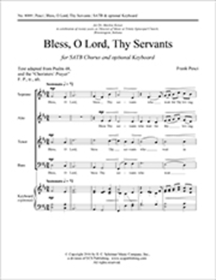 Book cover for Bless, O Lord, Thy Servants