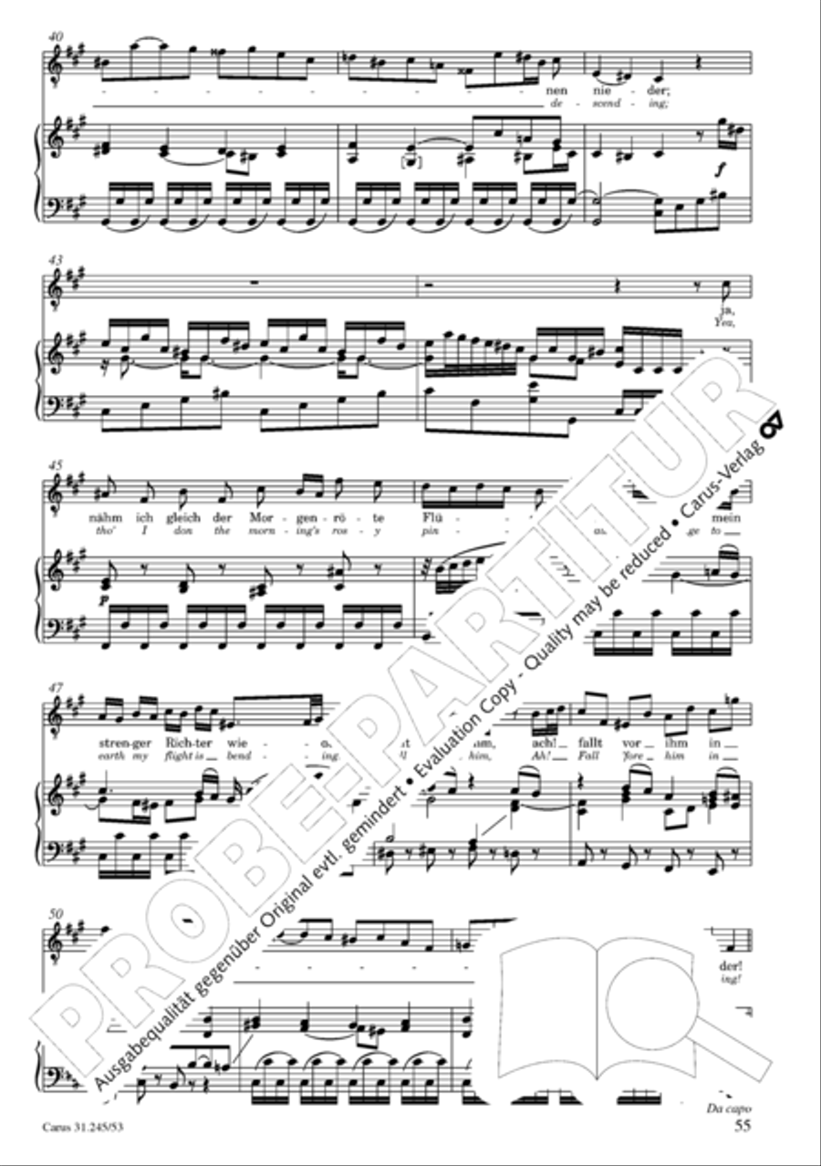 St. John Passion (Johannes-Passion) 4-Part scores gallery preview page 56