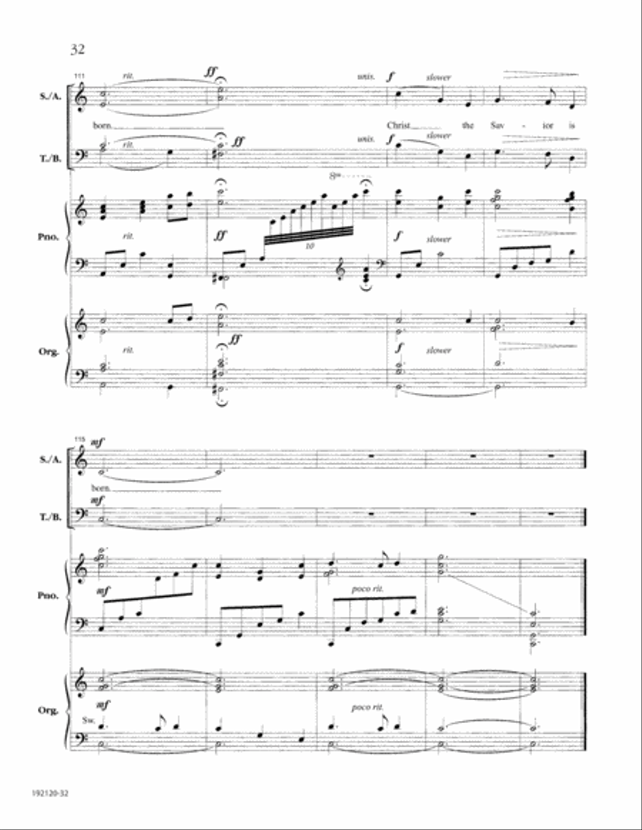 Let the People Sing at Christmas 4-Part scores gallery preview page 36