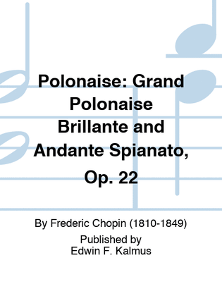 Book cover for Polonaise: Grand Polonaise Brillante and Andante Spianato, Op. 22