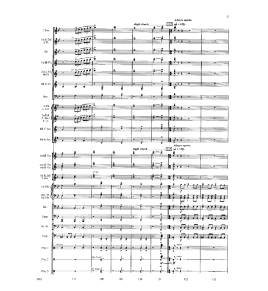 River of Life River of Life Concert Band scores gallery preview page 22