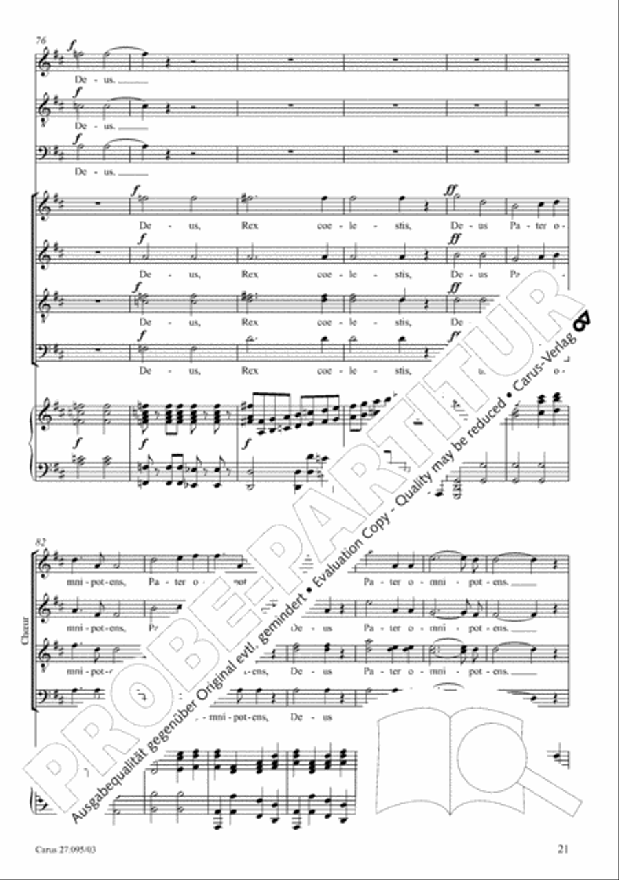 Messe solennelle de sainte Cecile STB scores gallery preview page 22