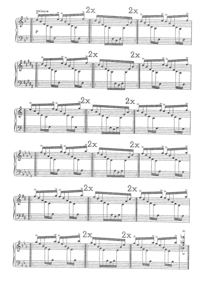 Cropelki, Improvisation modules for the piano, 42 pages image number null