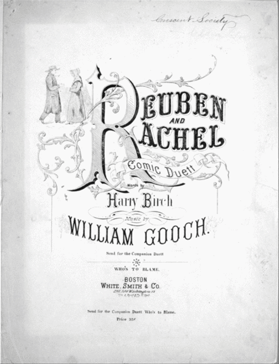 Reuben and Rachel. Comic Duett Voice scores gallery preview page 1