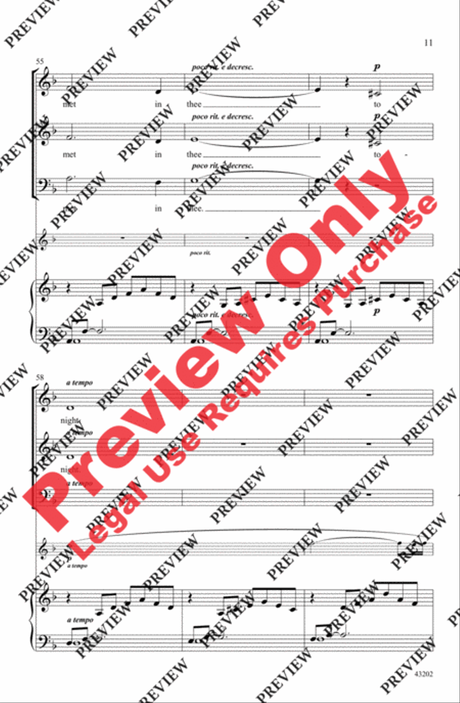 Prelude to Bethlehem 3-Part scores gallery preview page 11