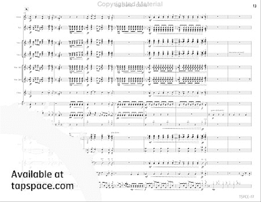 Cop Drama Percussion Ensemble scores gallery preview page 18