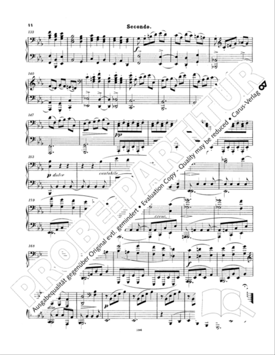 Ein Deutsches Requiem (German Requiem) Piano Duet scores gallery preview page 53