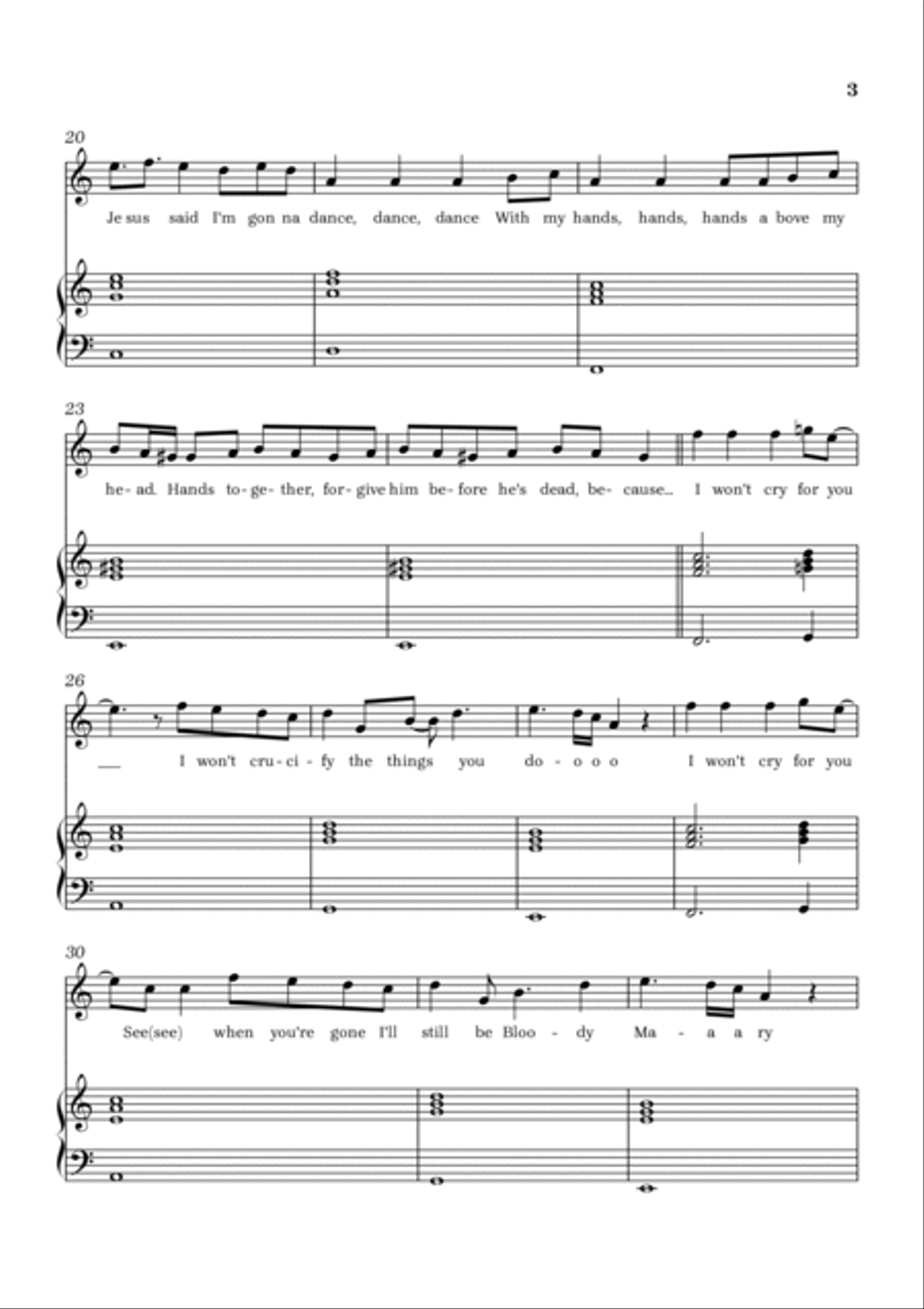 Bloody Mary Voice scores gallery preview page 3