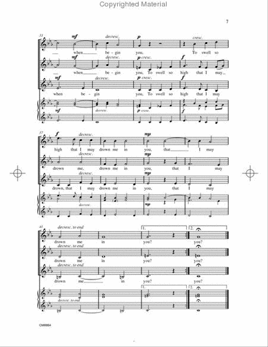 Weep, O Mine Eyes Weep, O Mine Eyes A Cappella scores gallery preview page 4