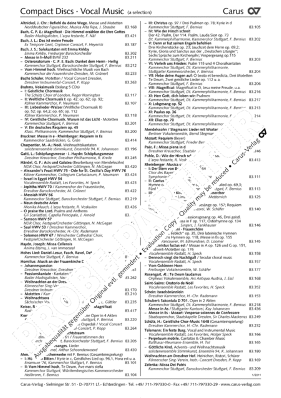 Missa civilis in B Missa civilis in B 3-Part scores gallery preview page 17