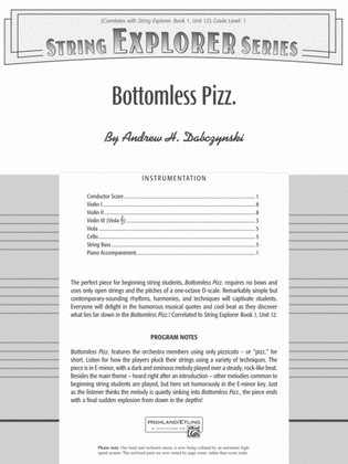 Bottomless Pizz.: Score
