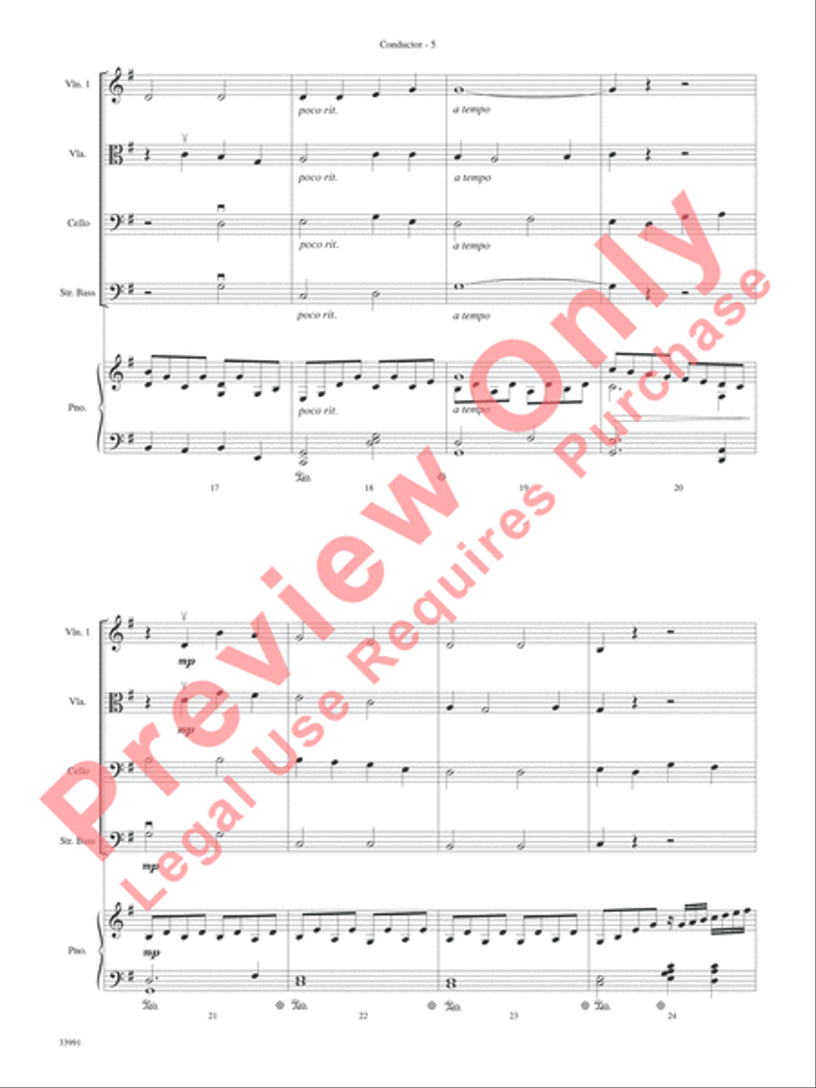 Around the World in One Concert String Orchestra scores gallery preview page 6