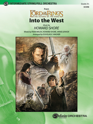 Book cover for Into the West (from The Lord of the Rings: The Return of the King)