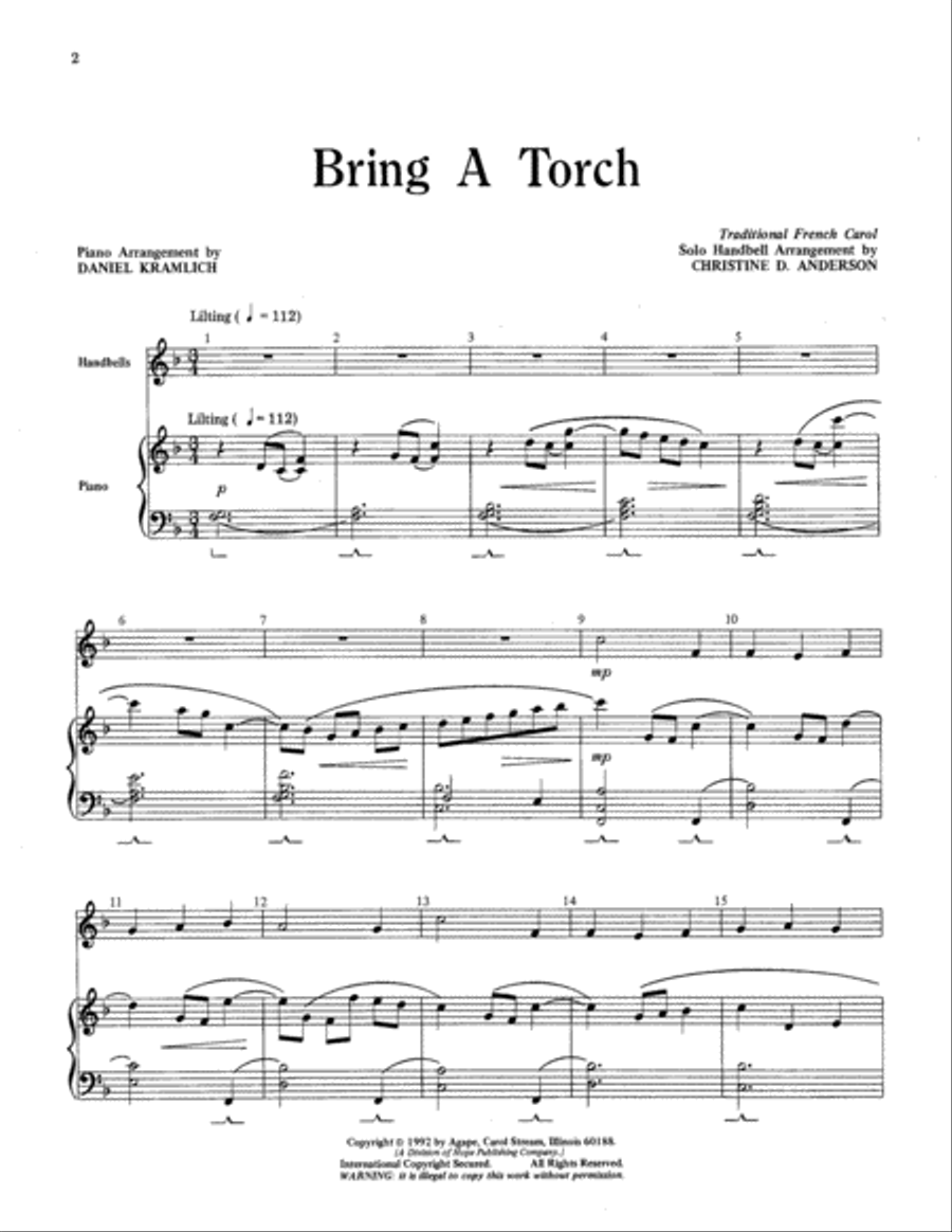 Bring a Torch Percussion scores gallery preview page 2