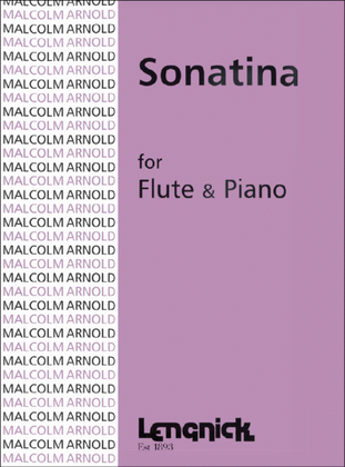 Sonatina for Flute and Piano, Op 19