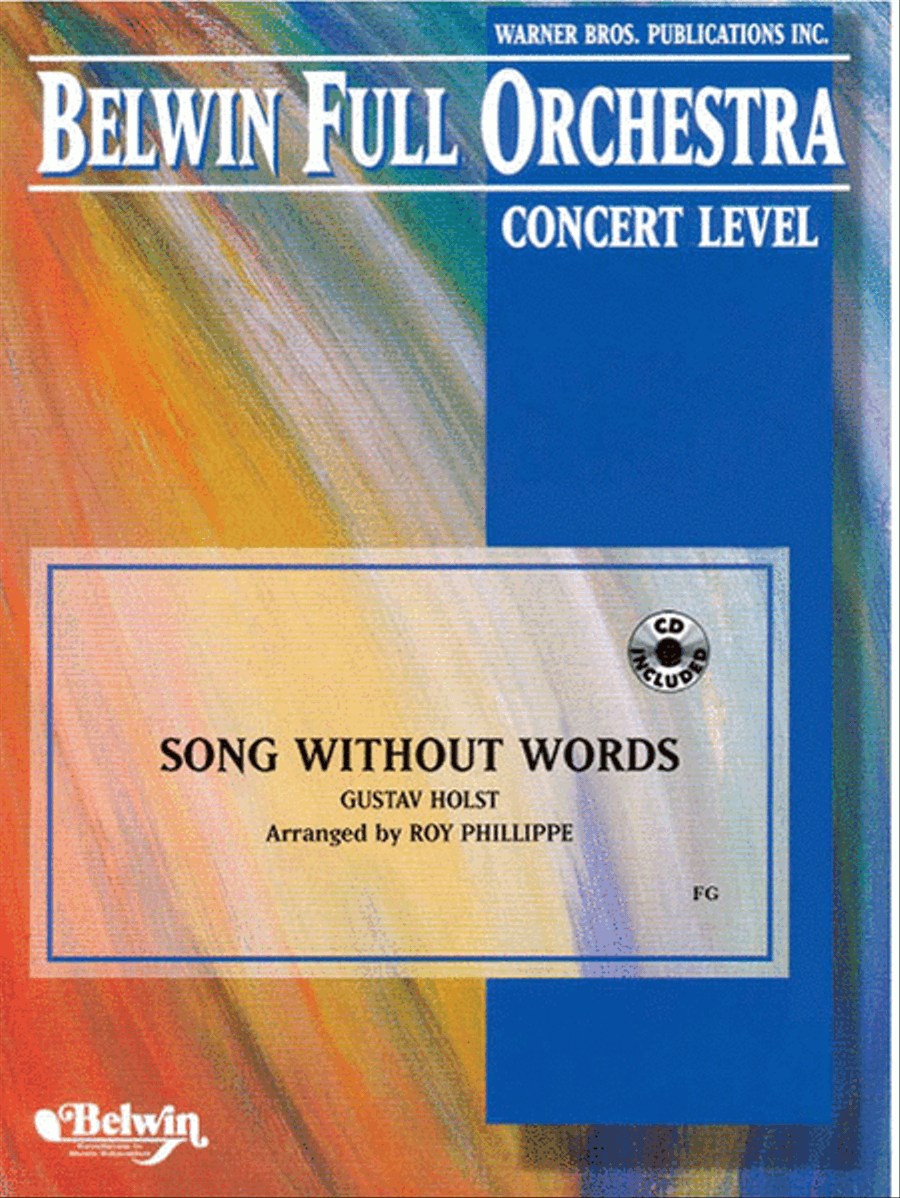 Song without Words Song without Words Full Orchestra scores gallery preview page 1