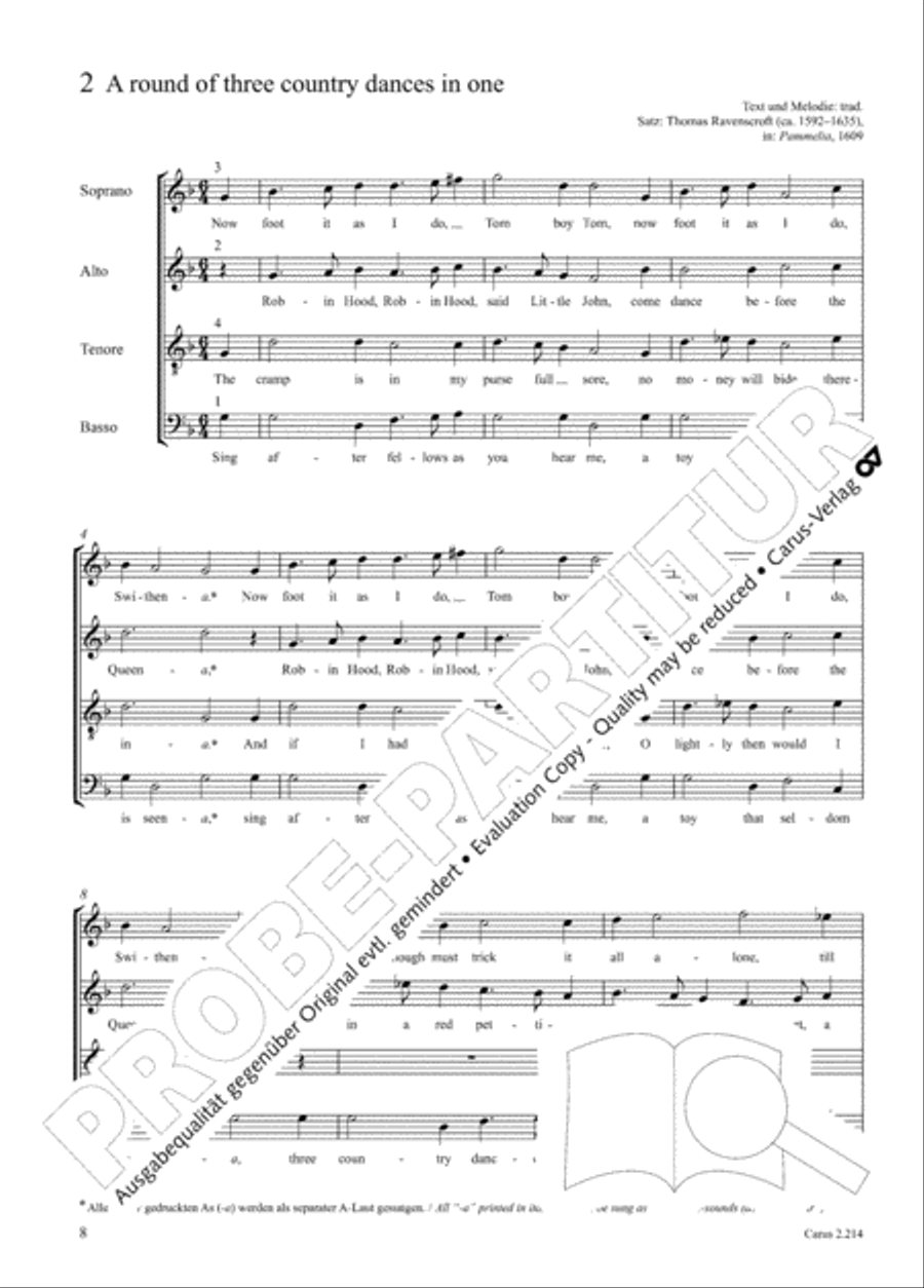 Choral Collection Folk Songs Choir scores gallery preview page 7