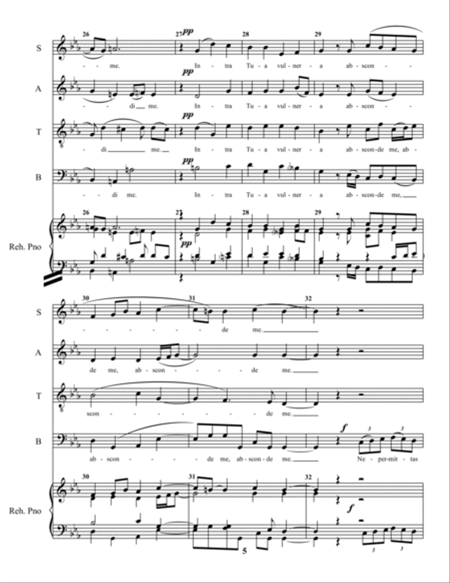 Anima Christi Choir scores gallery preview page 5