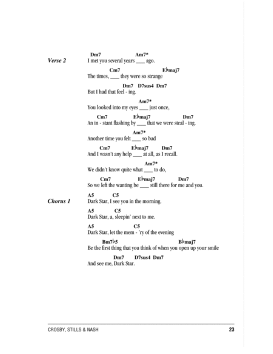 Dark Star Acoustic Guitar scores gallery preview page 2