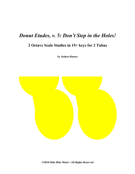 Donut Etudes v5 - Scale Duets for 2 Tubas