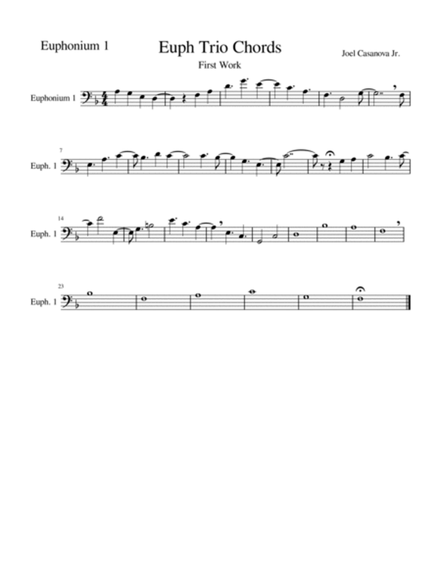 Euphonium Trio Chords image number null