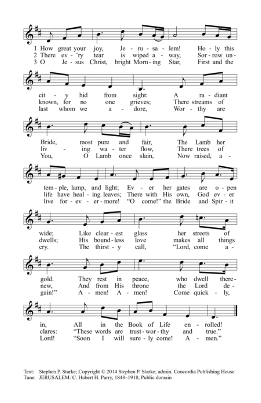 Marvel at the Mercy: The Hymns of Stephen P. Starke, Volume 2 Hymn Anthems scores gallery preview page 17