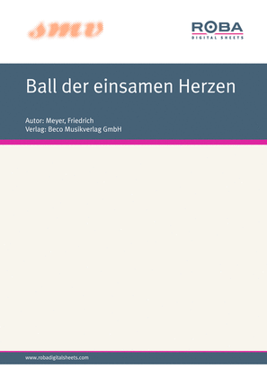 Book cover for Ball Der Einsamen Herzen