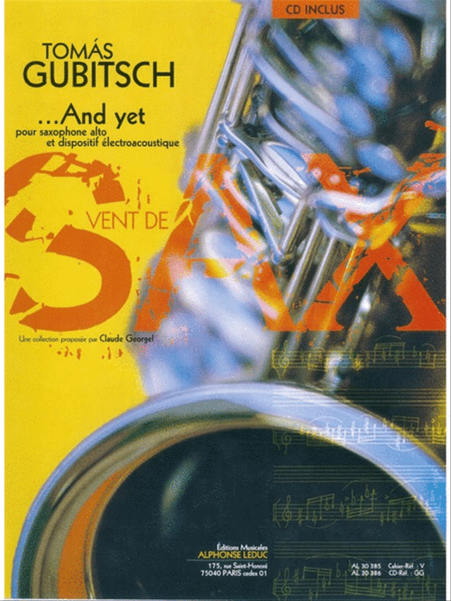 ...and Yet (book/cd Al30386) Saxophone Solo scores gallery preview page 1